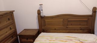 Conjunto Habitación Matrimonio Colonial Rústico