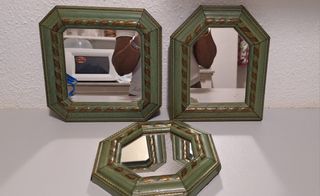 3 specchi decorativi vintage