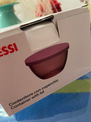 Contenitore in vetro con coperchio - Alessi