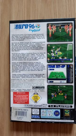 Euro 96 Sega Saturn