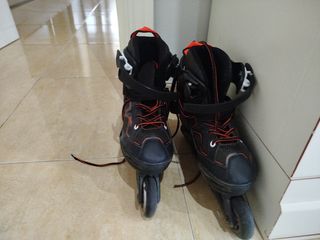 Patines en línea 35-38  con protecciones
