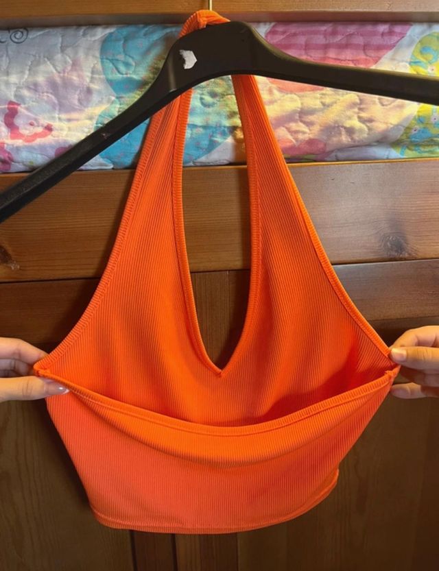 Top naranja SHEIN talla S