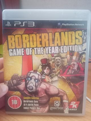 3x2 Borderlands GOTY PS3