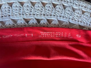 Camiseta interior unisex roja