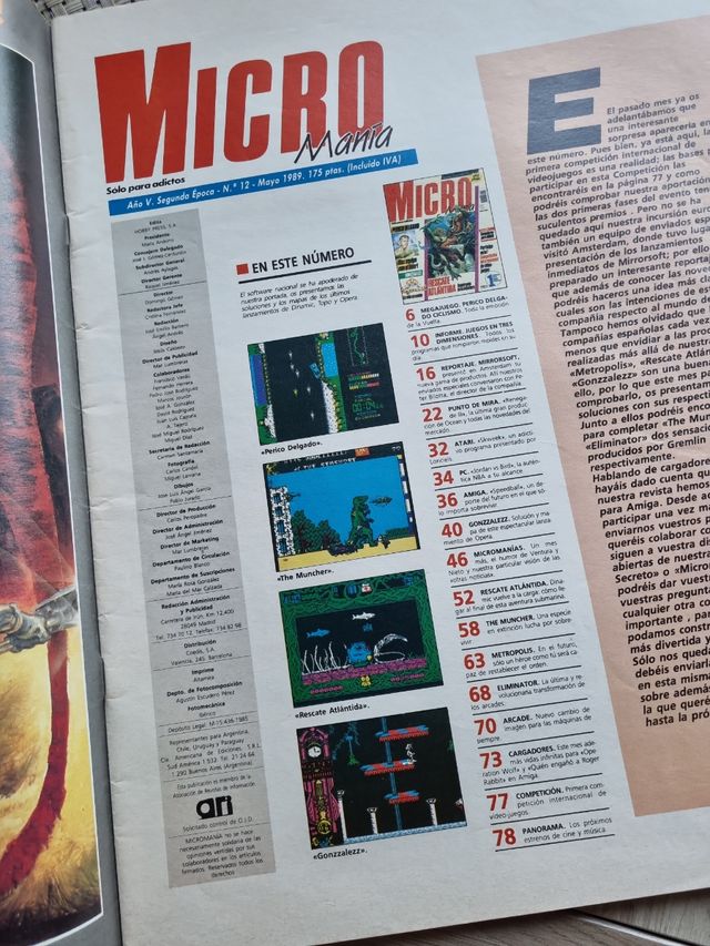 REVISTA MICROMANÍA N°12
