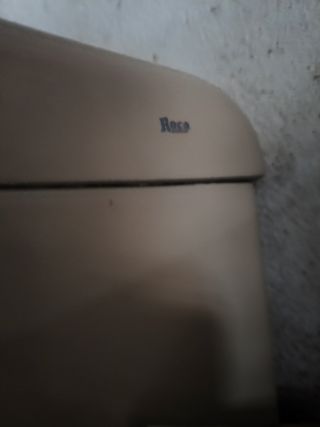 Antiguo Roca lavabo y Bidé Beige