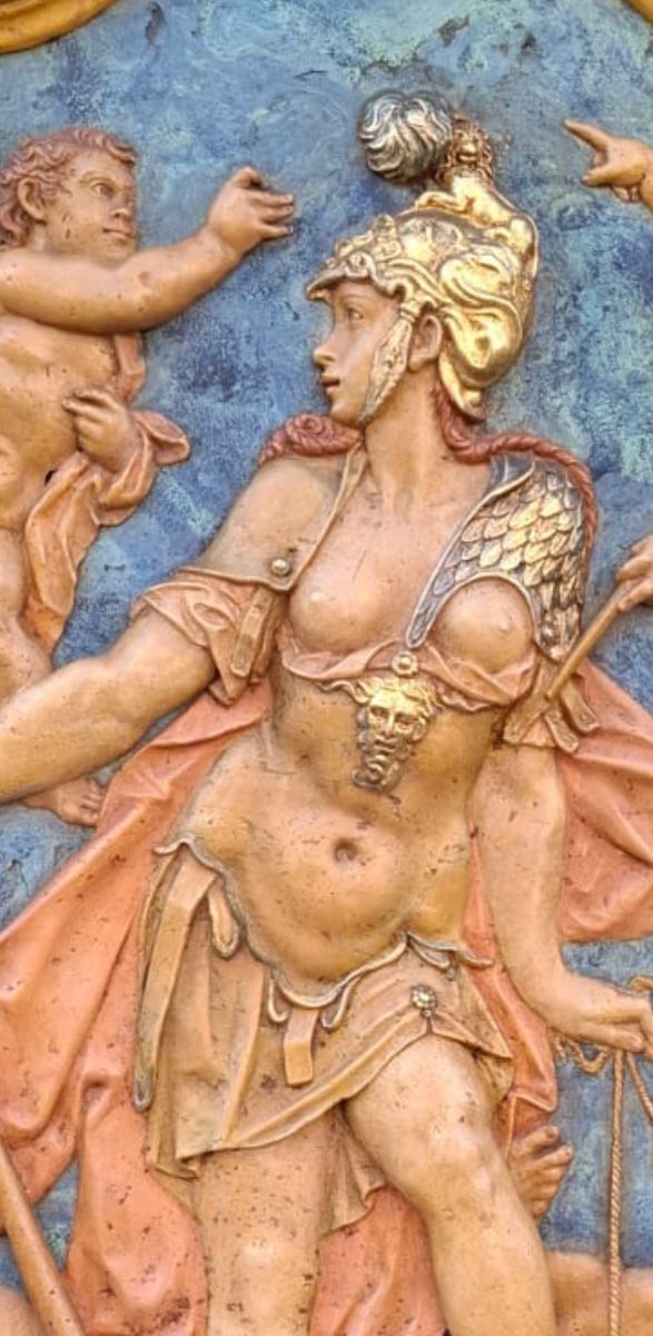 Cuadro relieve resina siglo XX