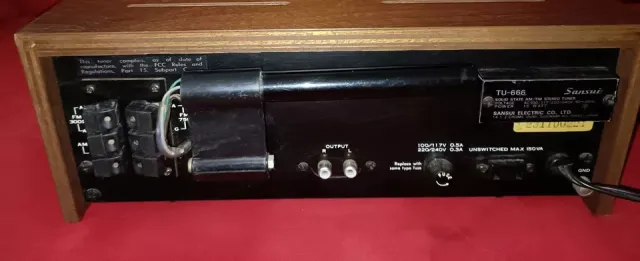 sintonizzatore solid state tuner sansui tu-666 am/