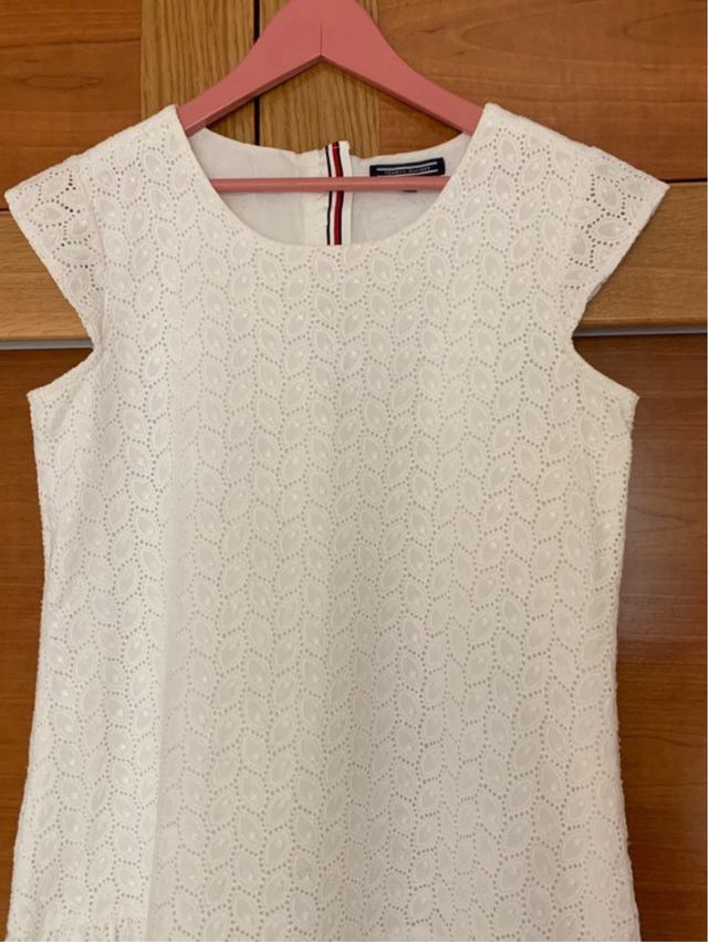 Vestido blanco niña Tommy Hilfiger