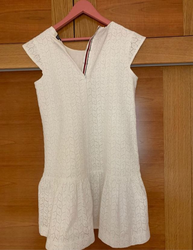 Vestido blanco niña Tommy Hilfiger