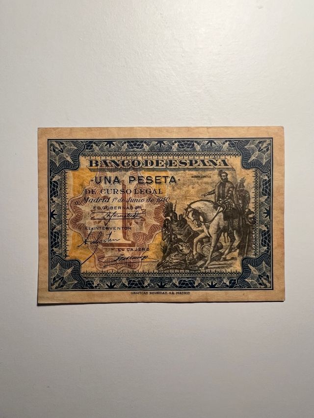 1 Peseta Banco de España 1940
