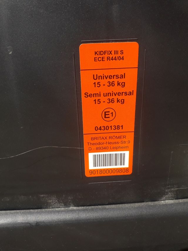 Silla de coche Britax Römer Roja