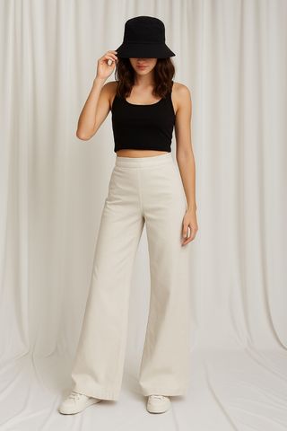 Pantaloni Rame a zampa larghi taglia M Italia