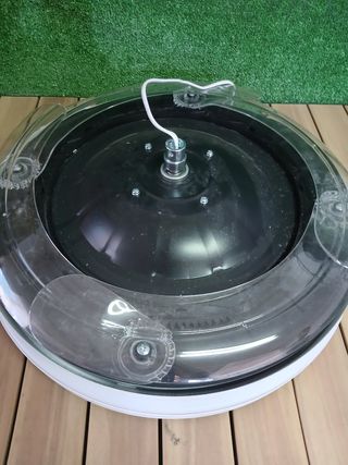 LEDUNI Ventilador de Techo LED con Aspas Plegables