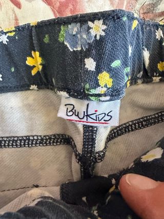 Pantaloni donna fantasia floreale