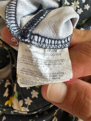 Pantaloni donna fantasia floreale