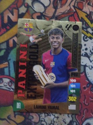 Lamine Yamal Panini Extra Gold 2024