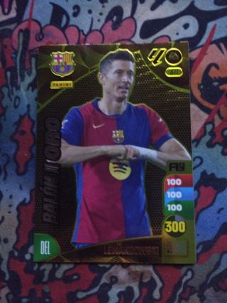 Lewandowski Balón de Oro Panini