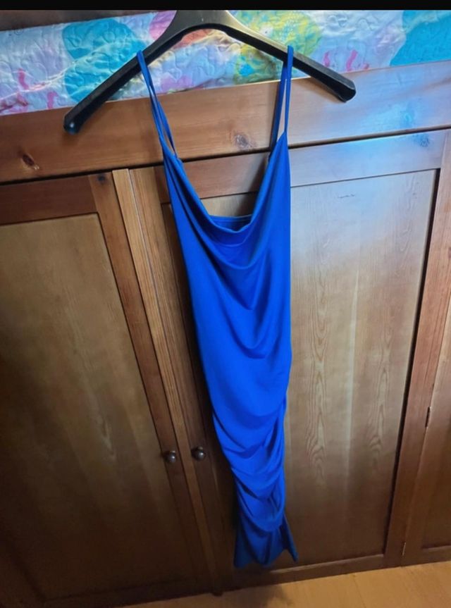 Vestido azul midi