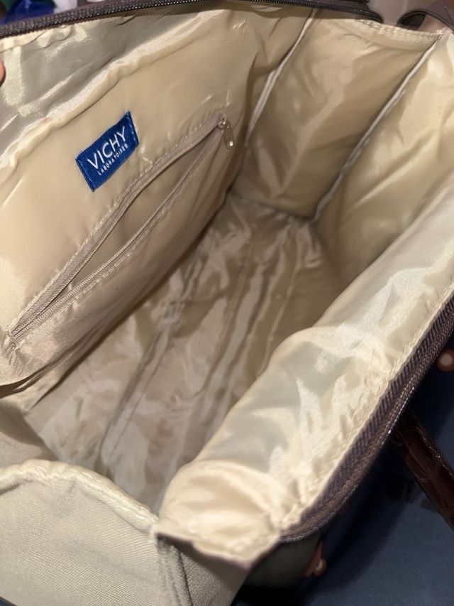 Bolso Beige y Marrón