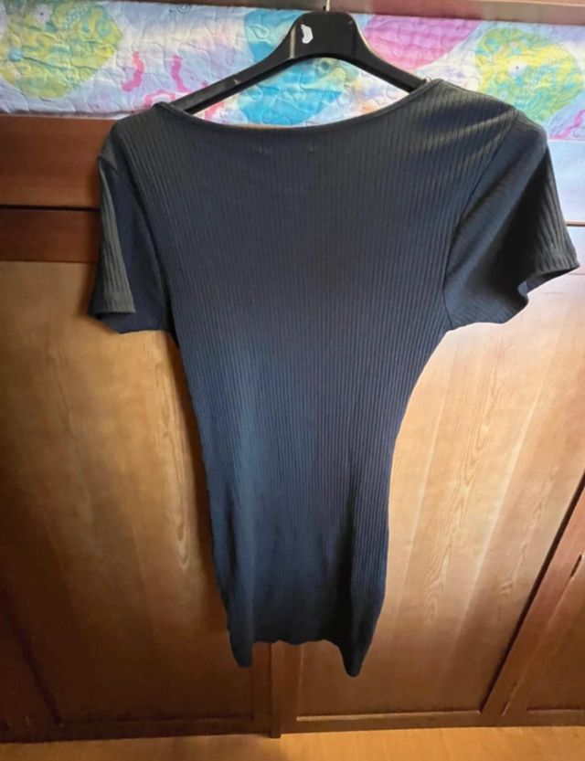 Vestido midi negro INSIDE talla M