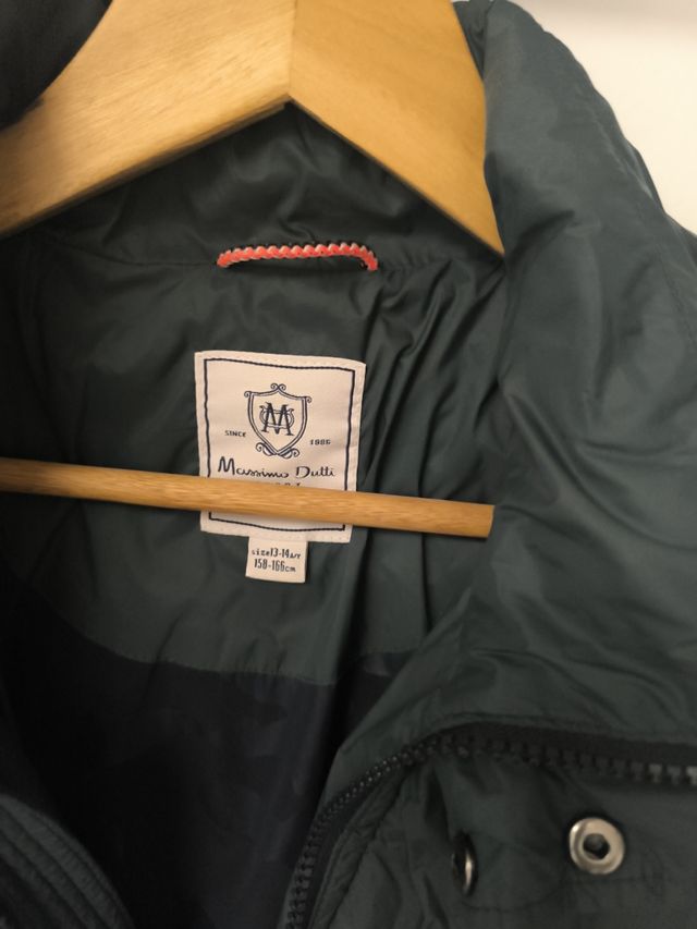 Chaqueta Massimo Dutti verde 13-14 años