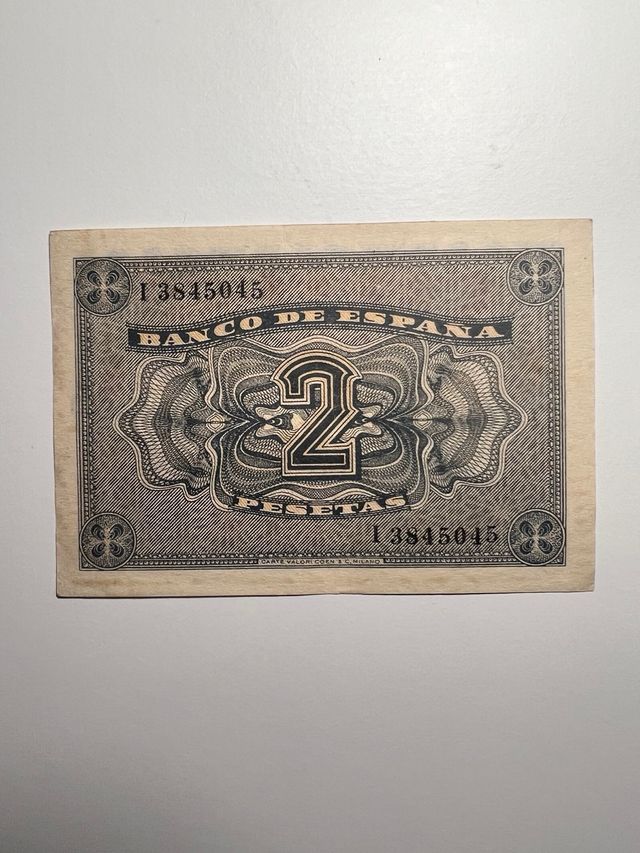 2 Pesetas 1938 Banco de España