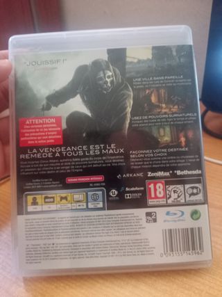 3x2 Dishonored PS3 (Lara)