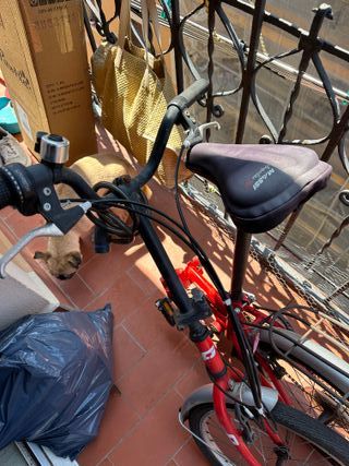 Bicicleta Plegable Naranja