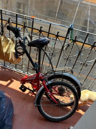 Bicicleta Plegable Naranja