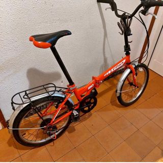 Bicicleta Plegable Naranja