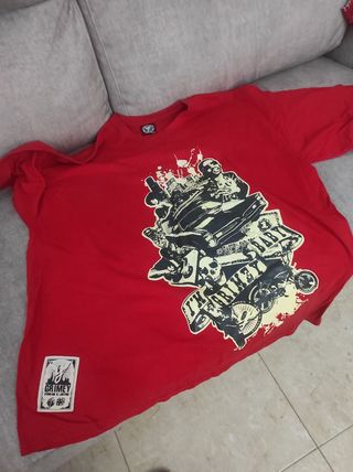 Camiseta Grimey Roja Talla XXL