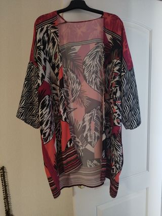Kimono Estampado Multicolor Talla Única