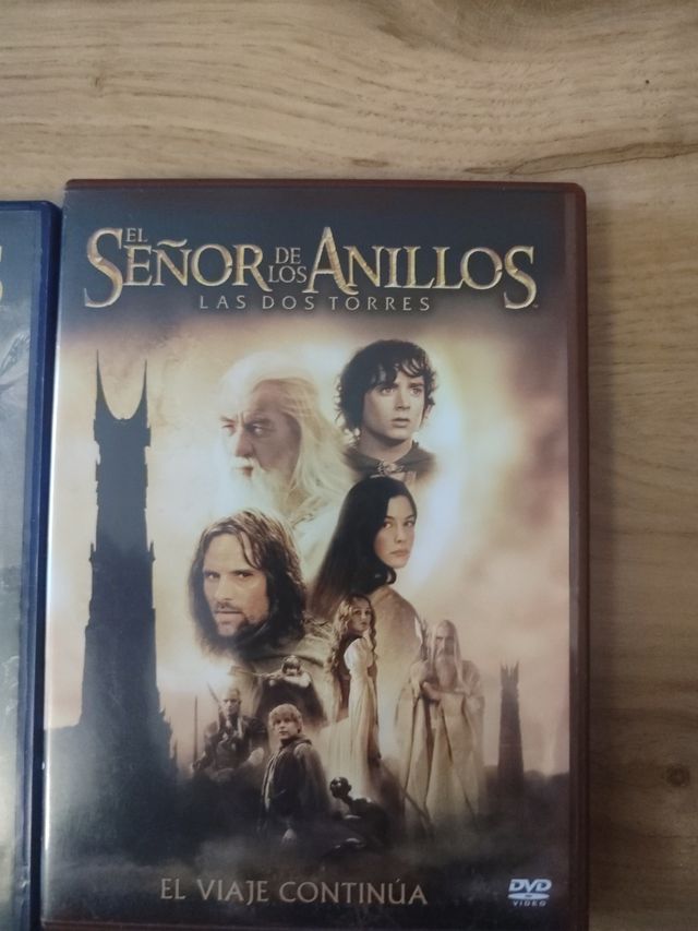 El señor de los anillos dos DVD