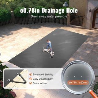 Copertura di Sicurezza per Piscina in Carbone da 4