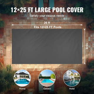 Copertura di Sicurezza per Piscina in Carbone da 4