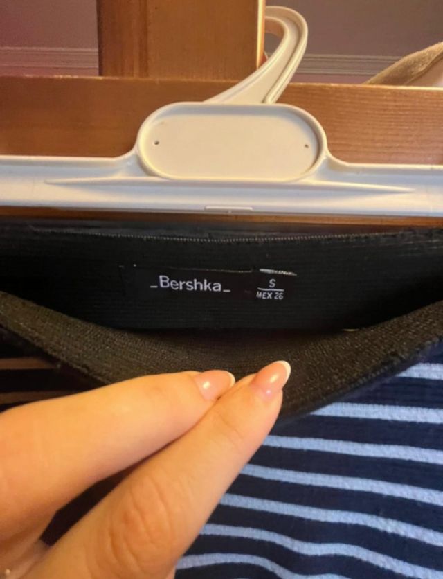 Falda Bershka rayas mujer Talla S