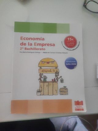 Economía De La Empresa, 2o Bachillerato