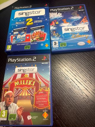 Singstar Disney y Miliki PS2