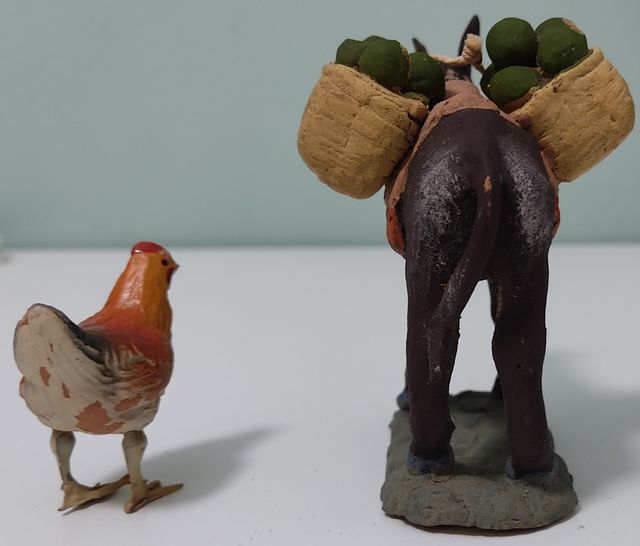 Lote de figuras de Belén antiguas