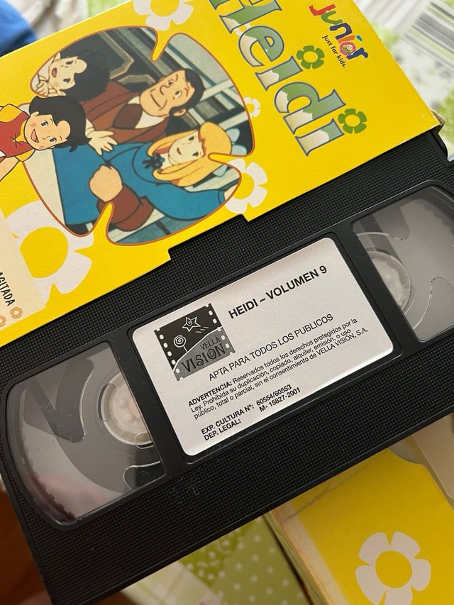 Colección VHS Heidi Serie Completa Español