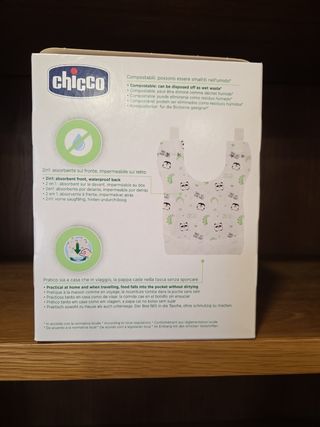 Baberos Chicco EcoBibs Biodegradables 6m+