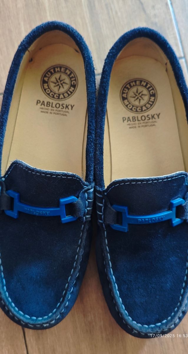Mocasines/nauticos Pablosky niño azul