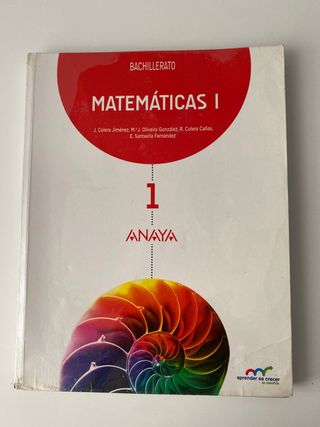Matemáticas I.