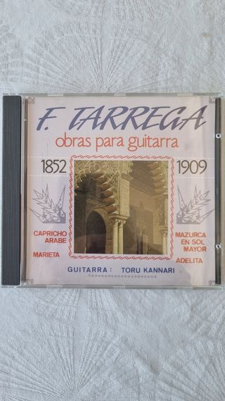 CD Francisco Tarrega - Obras para guitarra