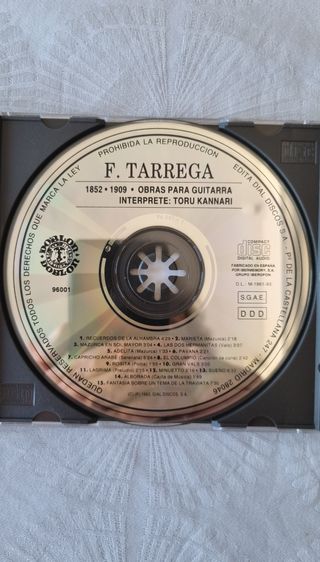 CD Francisco Tarrega - Obras para guitarra