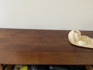 Cómoda de madera natural para recibidor