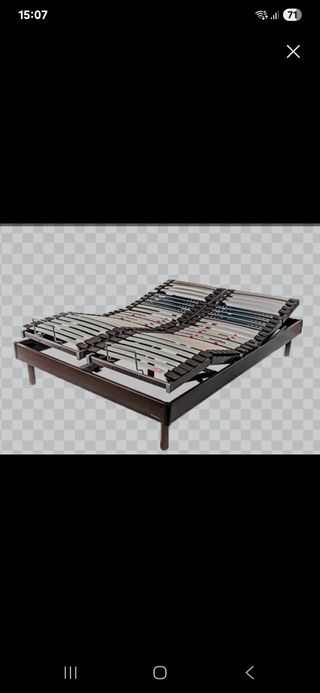 Cama Articulada Madera y Metal