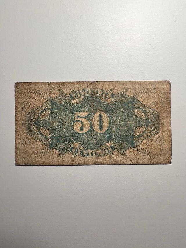 50 Céntimos República Española 1937