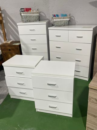 Conjunto dormitorio blanco - Nuevo